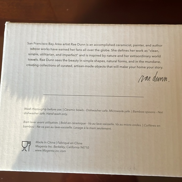 Rae Dunn Guac and Salsa Bowl Set NWT - Picture 9 of 10